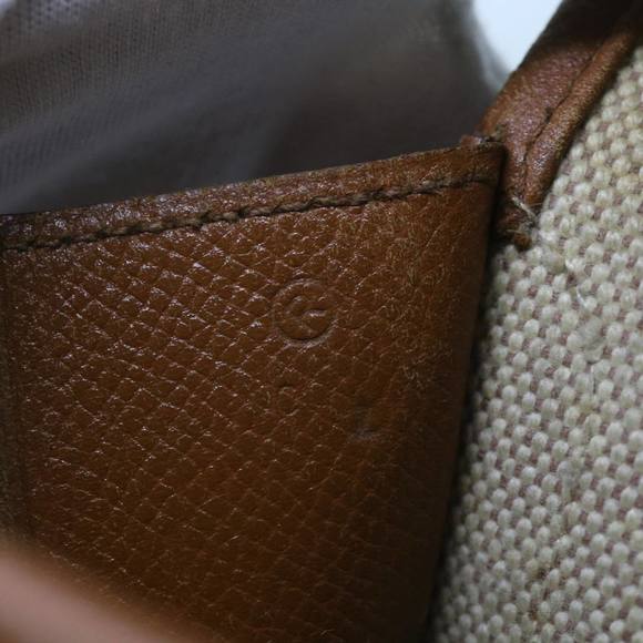 HERMES Clutch Bag Leather Brown Auth bs12425 - Picture 11 of 16